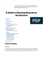 A Guide To Doxxing Yourself On The Internet