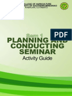 Sem1 Activity Guide 2 - Planning and Conducting Seminar