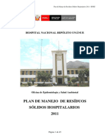 2011 - HNHU - Plan Manejo RRSS Hosp