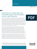 Defining Low-Carbon Gas and Renewable Gas in The European Union's Gas Directive