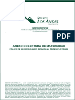Anexo Cobertura Maternidad Andes Platinum