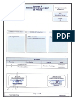 Annexe 4 Fiche de Signalement de Panne