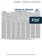 Leilão Online de Veículos: Jornal: Bem Paraná Caderno de Classificados