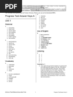 Unit 3 Progress Test B: Grammar | PDF | Blue | Color