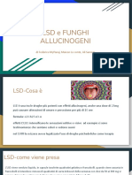 LSD e FUNGHI ALLUCINOGENI