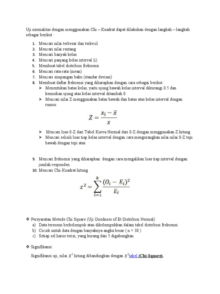 Contoh Uji Normalitas Data Liliefors | PDF | Metode & Bahan Ajar