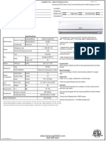 Samsung DVM S Series Wall Unit Spec Sheet