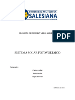 Informe Proyecto Fotovoltaico