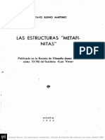 Bueno, G. (1955). Las Estructuras «Metafinitas»