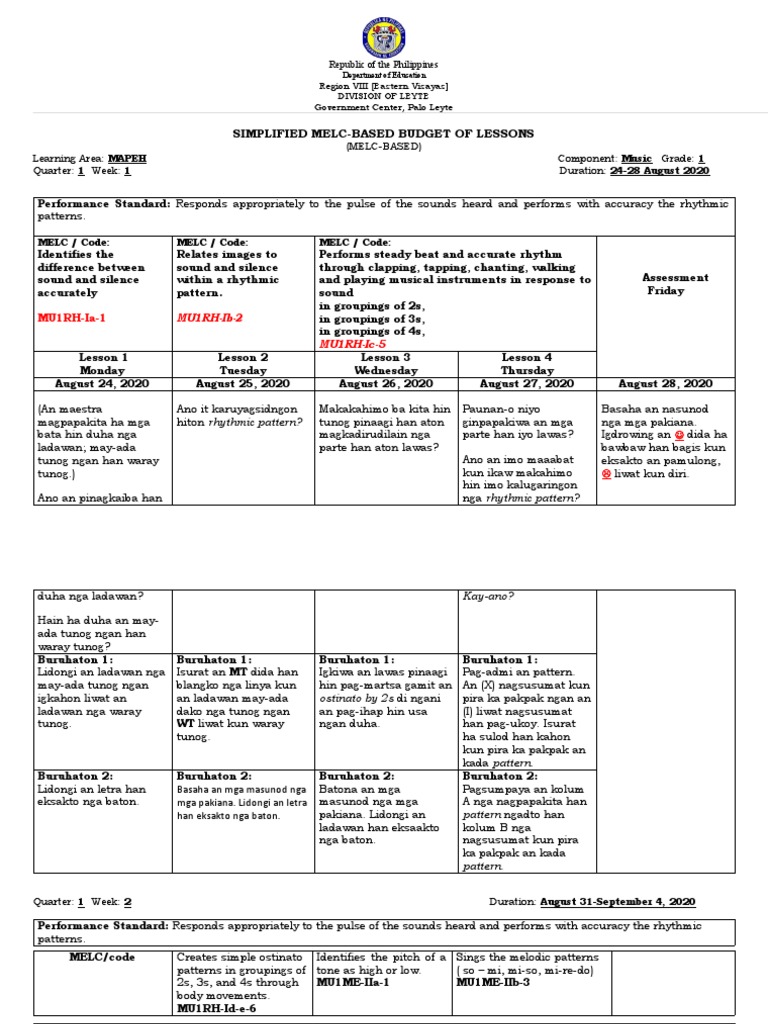Music Grade-1 q1 | PDF