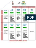 Cronograma Semanal CRAS - ANA MAURA