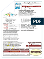 Relative Clauses Grammar