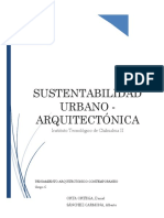 Sustentabilidad urbano-arquitectónica