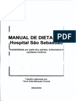 Manual de Dietas Do Hospital São Sebastião: Aceitabilidade Por Parte Dos Utentes, Enfermeiros e Auxiliares Médicos