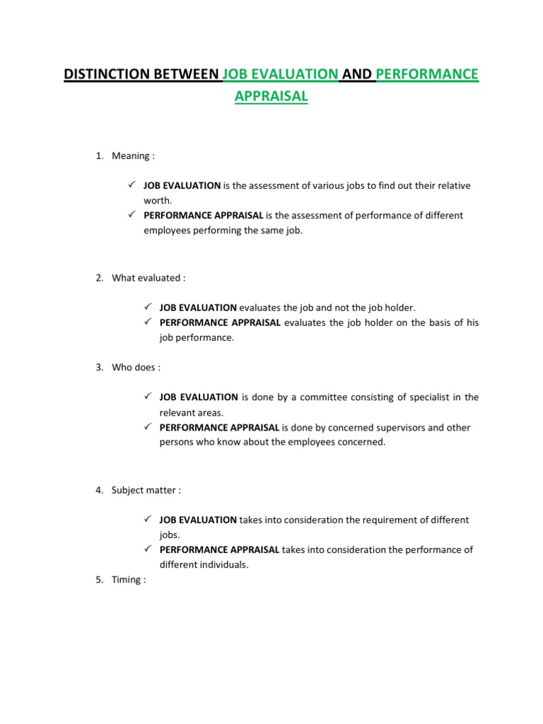 distinction-between-job-evaluation-and-performance-appraisal-pdf