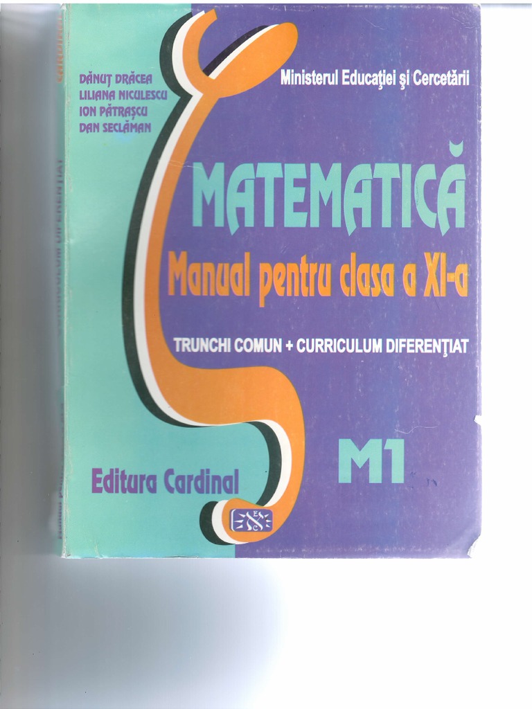Jis Manual Matematică CL XI-A | PDF