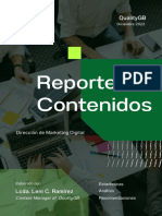 Reporte de Contenidos y Proyectos QualityGB Diciembre 2022