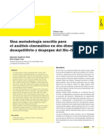 Análisis cinemático del desequilibrio y despegue en el flic-flac