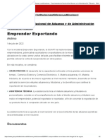 Emprender Exportando - Informes y Publicaciones - Superintendencia Nacional de Aduanas y de Administración Tributaria - Gobierno Del Perú