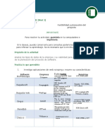 Factibilidad y Planeación Del Proyecto