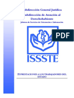 21 Prestaciones Del ISSSTE