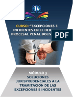 Correos Electrónicos MODULO 3 SOLUCIONES JURISPRUDENCIALES A LA TRAMITACIÓN DE LAS EXCEPCIONES E INCIDENTES