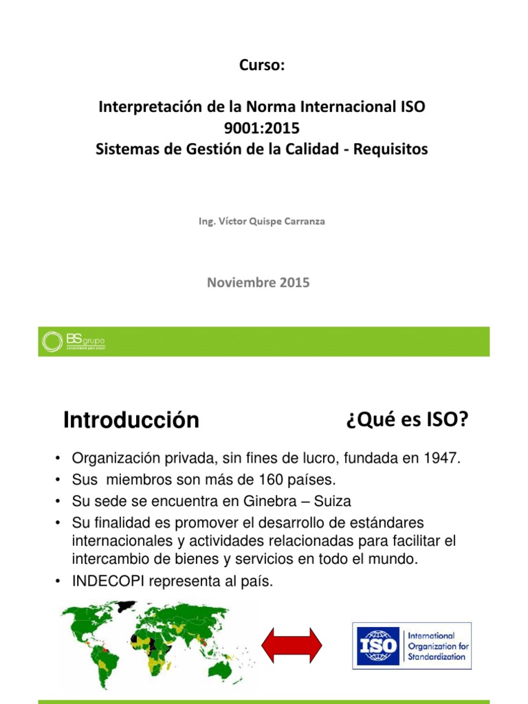 Interpretación de ISO 9001:2015 | PDF | Calidad (comercial) | Gestión ...