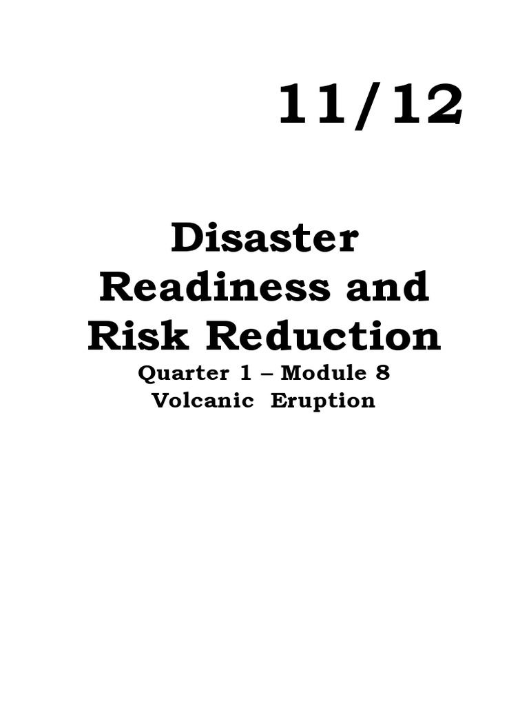 Copy of drr q1 module 8 delfin emping pdf volcano types of