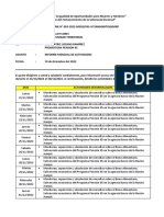 Pensión 65 informe actividades