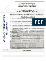 Prova 9 Ano Vagas Remanescentes 2016 2017 PDF