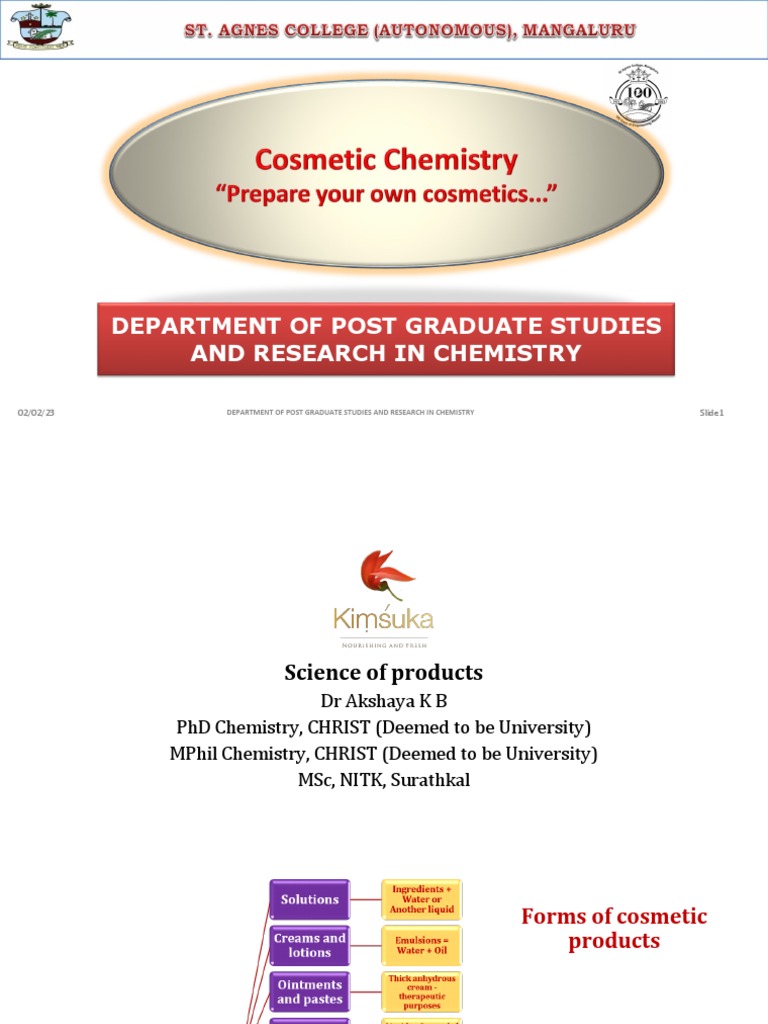 Science of Cosmetic Products Explained | PDF | Surfactant | Skin