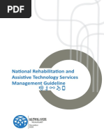 Ethiopia National Rehabilitation and at Services Management Guideline