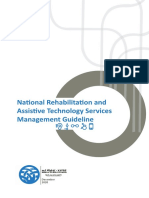 Ethiopia National Rehabilitation and at Services Management Guideline