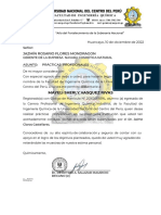 Carta de P.P.P Vasquez