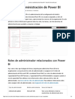 Administración de Power BI