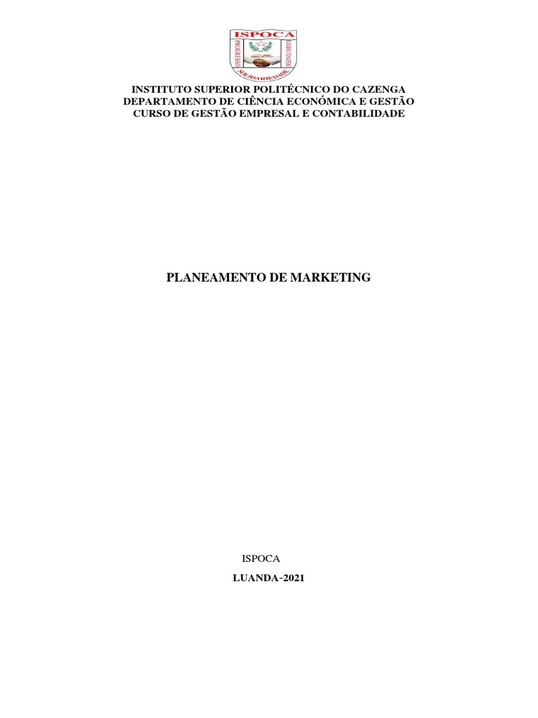 Planejamento de Marketing Eficaz | PDF | Marketing | Análise SWOT