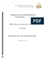 Ensayo de Psicología