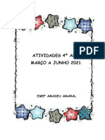 Apostila 4º Ano - Adaptada (Março A Junho 2021)