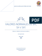Valores Normales BH, QS, TPT