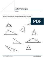 Classifying triangles by angles worksheet