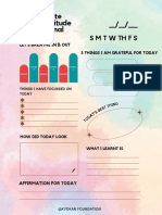 5 Minutes Gratitude Journal