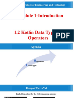 1.2-Kotlin Datatypes, Operators