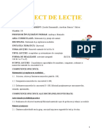 Proiect Didactic Numerele 0 31