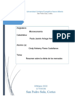 San Pedro Sula, Cortes: Asignatura: Microeconomía Catedrático