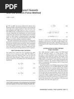 Designing Compact Gussets With the Uniform Force Method