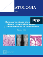1.primeras Guías Argentinas de Práctica Clínica para El Diagnostico y Tratamiento de La Osteoartritis