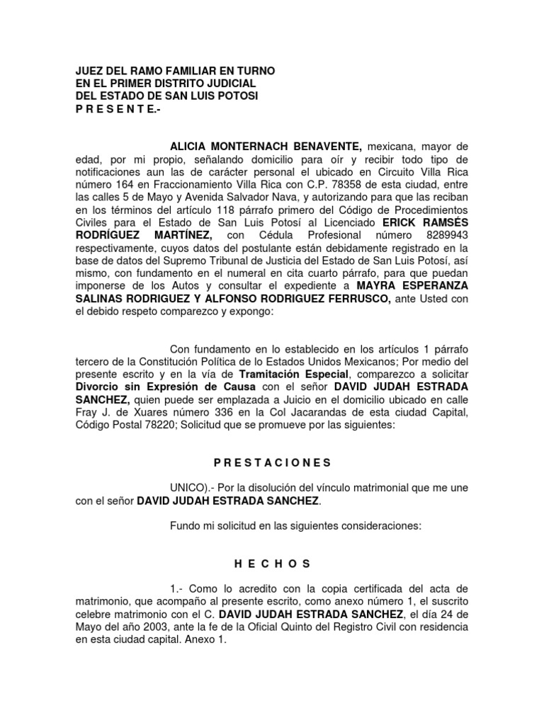 Divorcio Incausado | PDF | Divorcio | Principios éticos