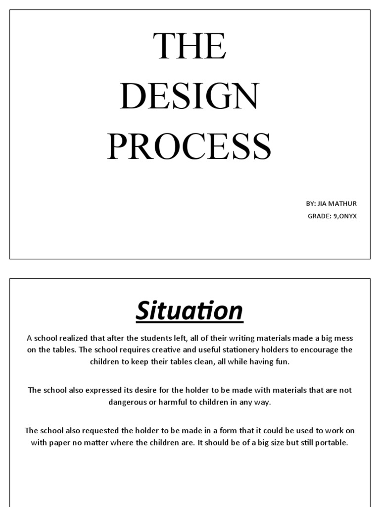 Design Project 1 PDF Materials
