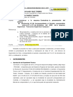 INF XXX INFORME VALORIZACION N°28 Super - Comunicado Al Contratista