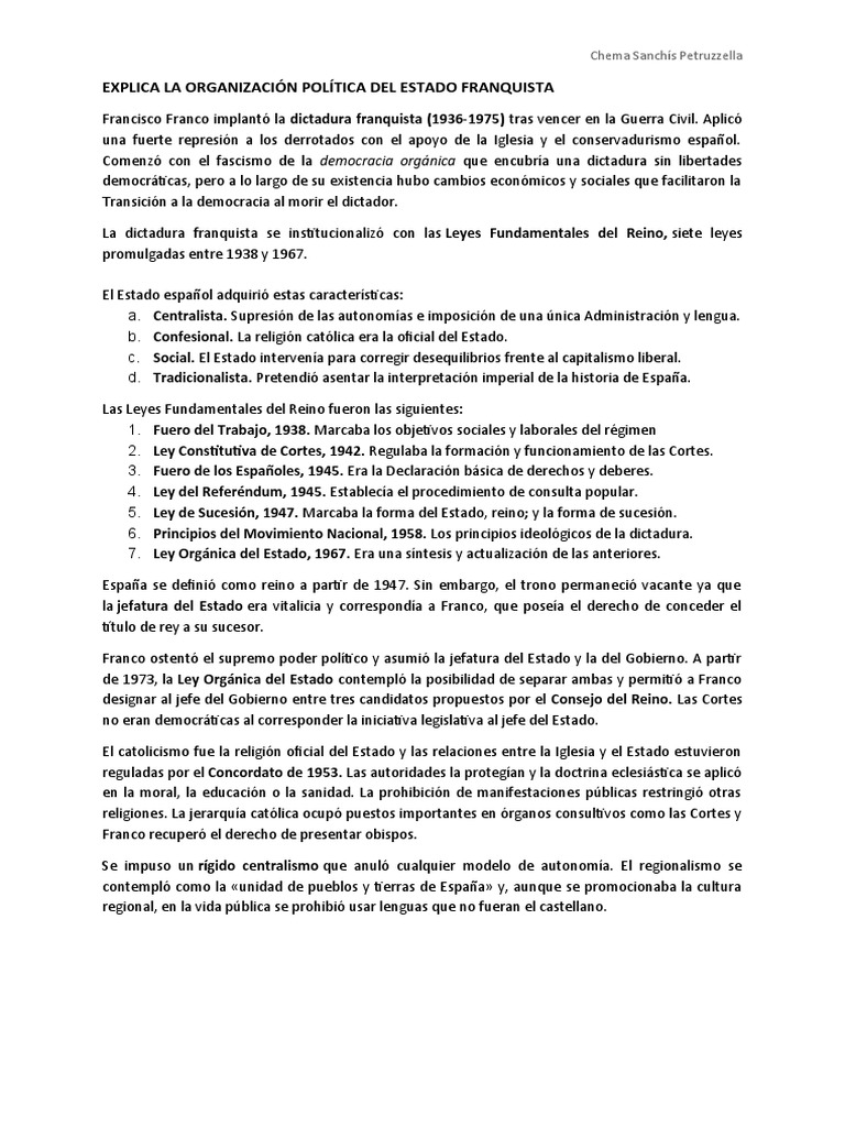2-organizaci-n-pol-tica-del-estado-franquista-pdf-francisco-franco